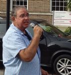 Save Boddan Lodge Over 60s Club protest at Salford Civic Centre